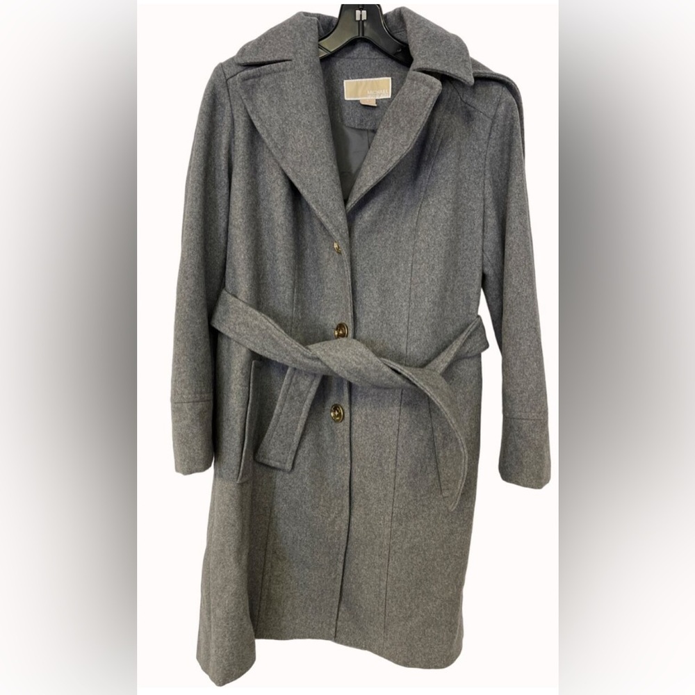 Michael Kors Wool Blend Coat with belt